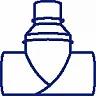 Тройники ПНД сварные переходные Тройники ПНД сварные переходные